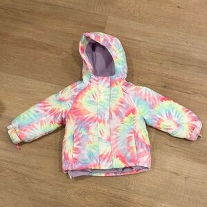 Colorful Tie-Dye Snowsuit 2-Piece